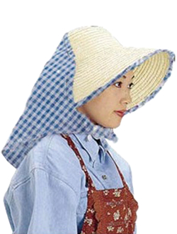 #610-K 'Sawayaka' half straw, plaid