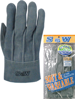 SW-6 Cow split leather oil back loam