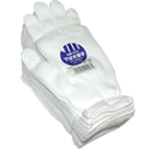 #007 Bleached inner work gloves 12 pairs