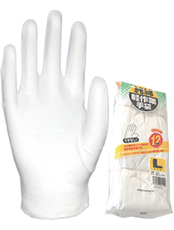 #36 Cotton smooth gloves without a gusset