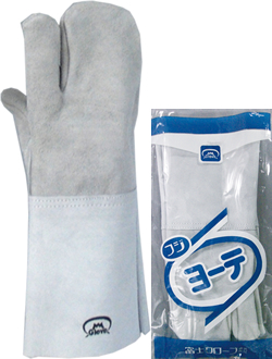 #2B Рукавицы из бычьей кожи для сварки 'Yote' 3 пальца