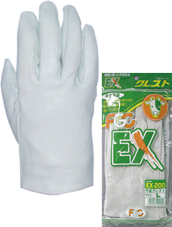 EX200 Перчатки из бычьей кожи 'Crest Standart'